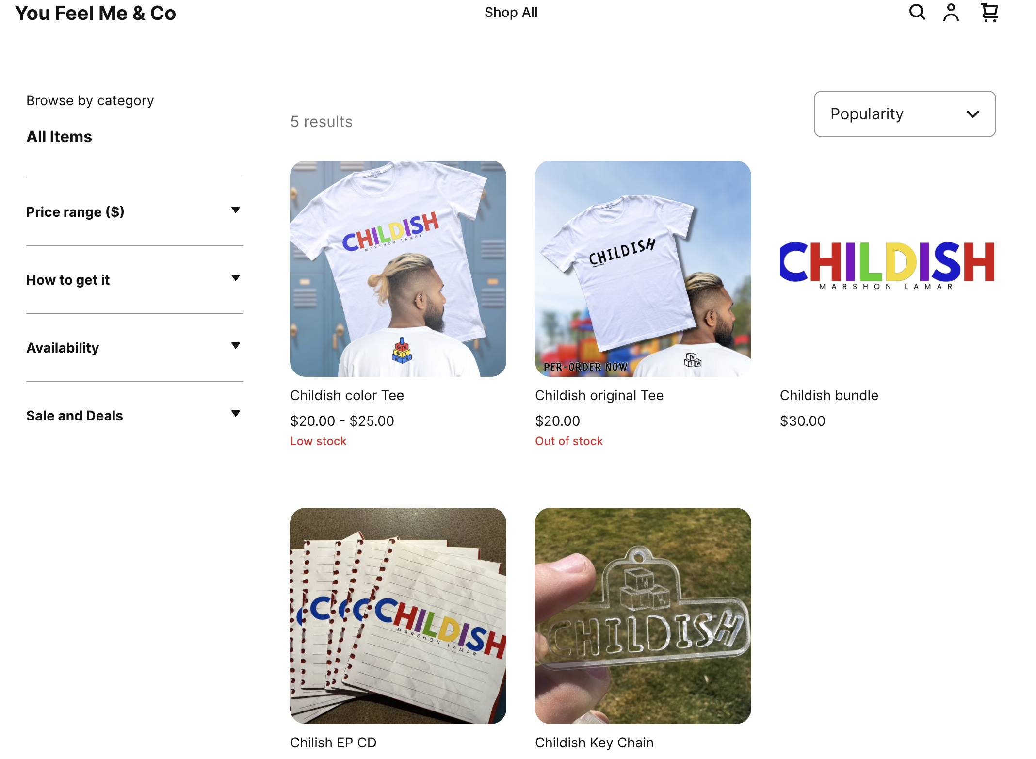 Official Merchandise